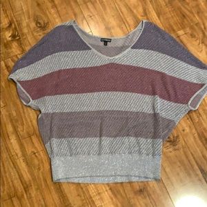 Express holey sweater size large